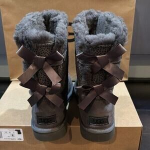 UGG Bailey Bow Micro Cheetah Women's Boots SZ 6 SOLD OUT ! NIB !